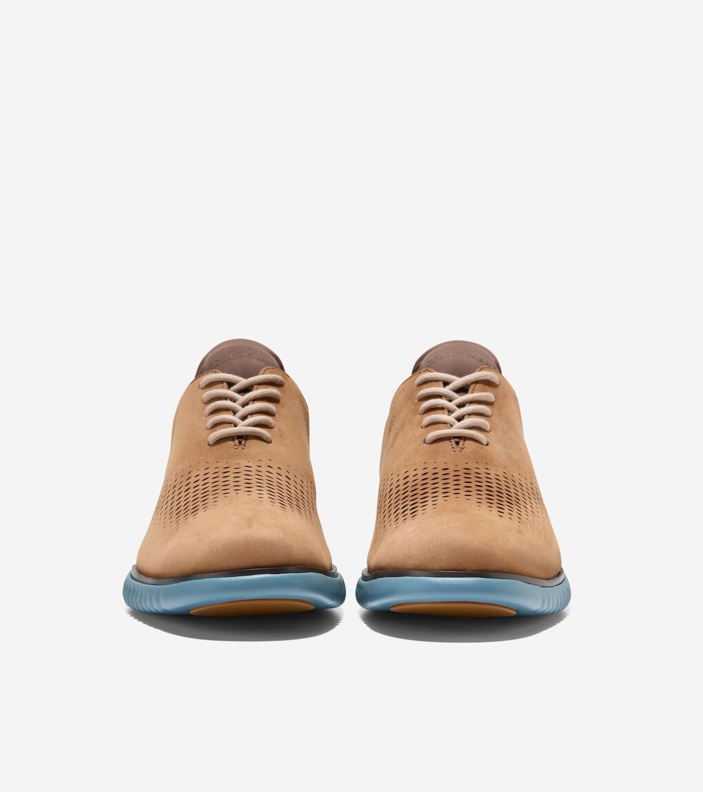 Men's 2.ZERØGRAND Lined Laser Wingtip Oxford 